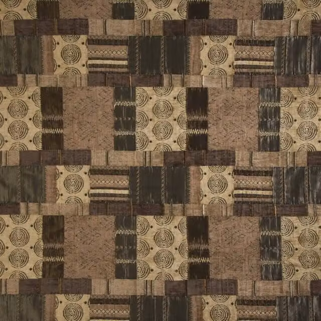 Terrys Prague Fabric Adult Chair in Tan and Brown Multicolour