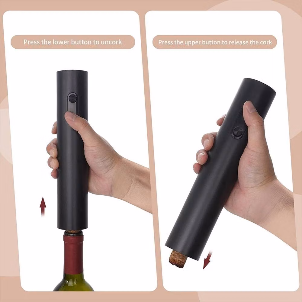 EONLION Electric Automatic Wine Bottle Opener Corkscrew in Black – 3