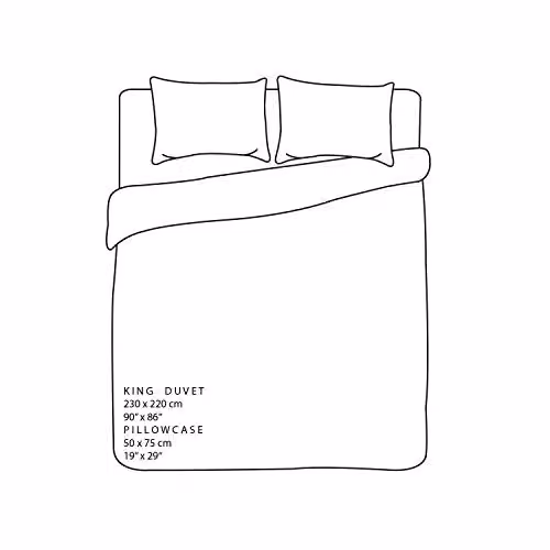 Gr8 Home Chill Vibes Only Grey and White Reversible Polycotton Duvet Cover and Pillowcase Set, King Size (230 x 220 cm) – 2
