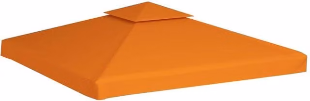 Berkfield Home Orange PVC-Coated Gazebo Canopy Replacement, W 3 m x D 3 m – 1
