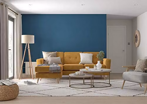 Dulux Simply Refresh Feature Wall Matt Emulsion Paint in Indigo Blue, 30 ml – 4