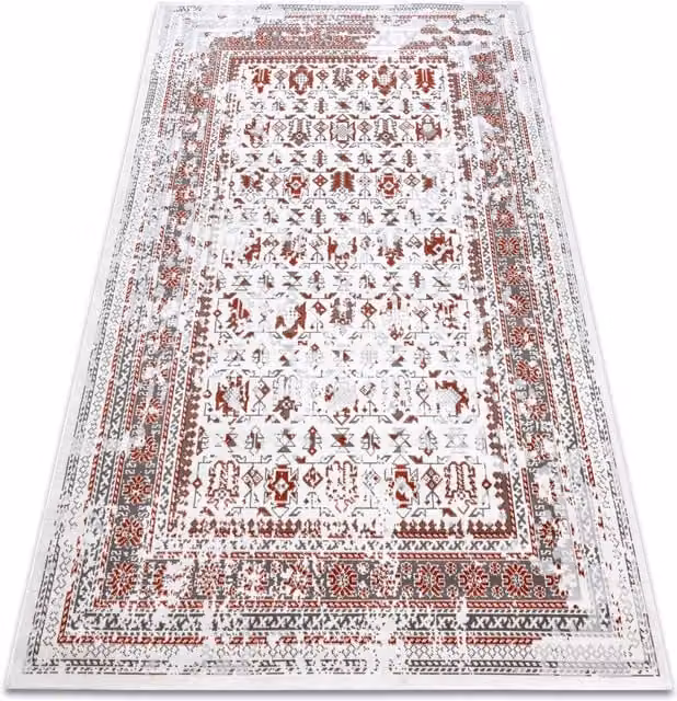 RugsX Vintage Rectangular Rug in Yellow, W: 160 cm, L: 230 cm