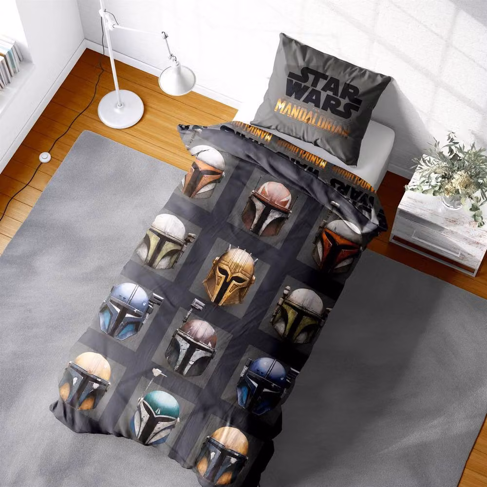 Star Wars Reversible Graphic Duvet Cover and Pillowcase Set, Multicolour, Single, W: 90 cm, L: 200 cm – 2