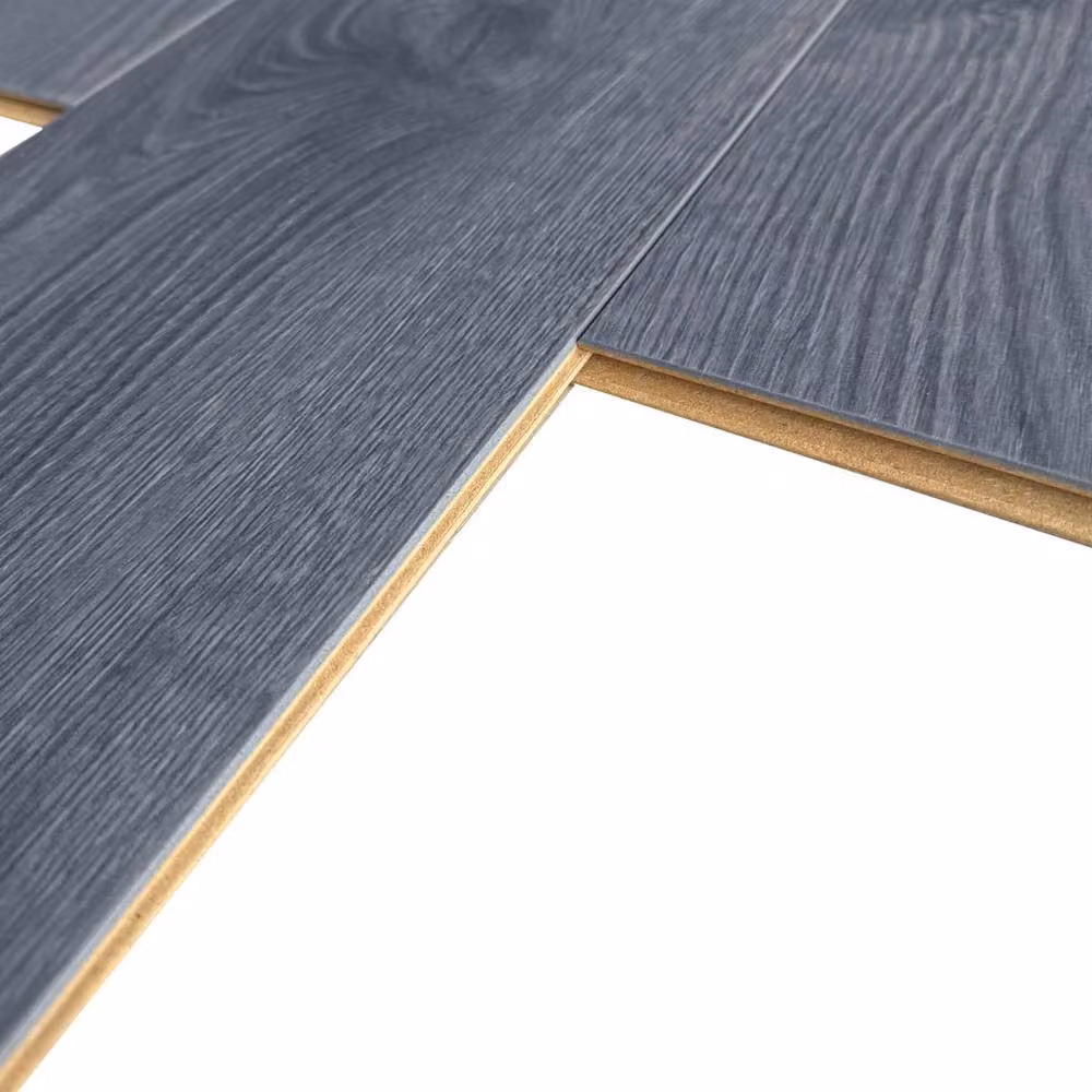 AGT Dark Grey Wood Effect Click Laminate Plank Flooring – 4