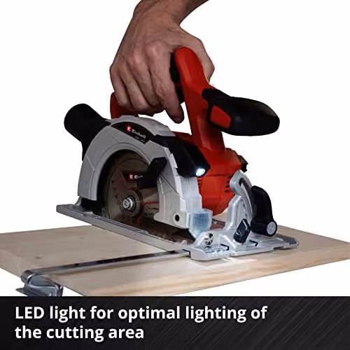 Einhell TE-CS 18/150 Li-Solo Cordless Circular Saw in Red and Multicolour – 4
