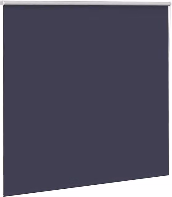 Berkfield Home Blue Marine Blackout Roller Blind, Thermal Insulating Polyester Fabric, W: 155 cm, H: 130 cm