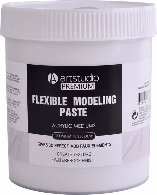 Artstudio Flexible Modeling Paste, White, 1 l