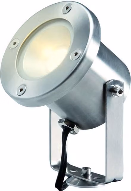 Techmar Catalpa 3W 12V LED Outdoor Garden Spotlight in Silver Grey