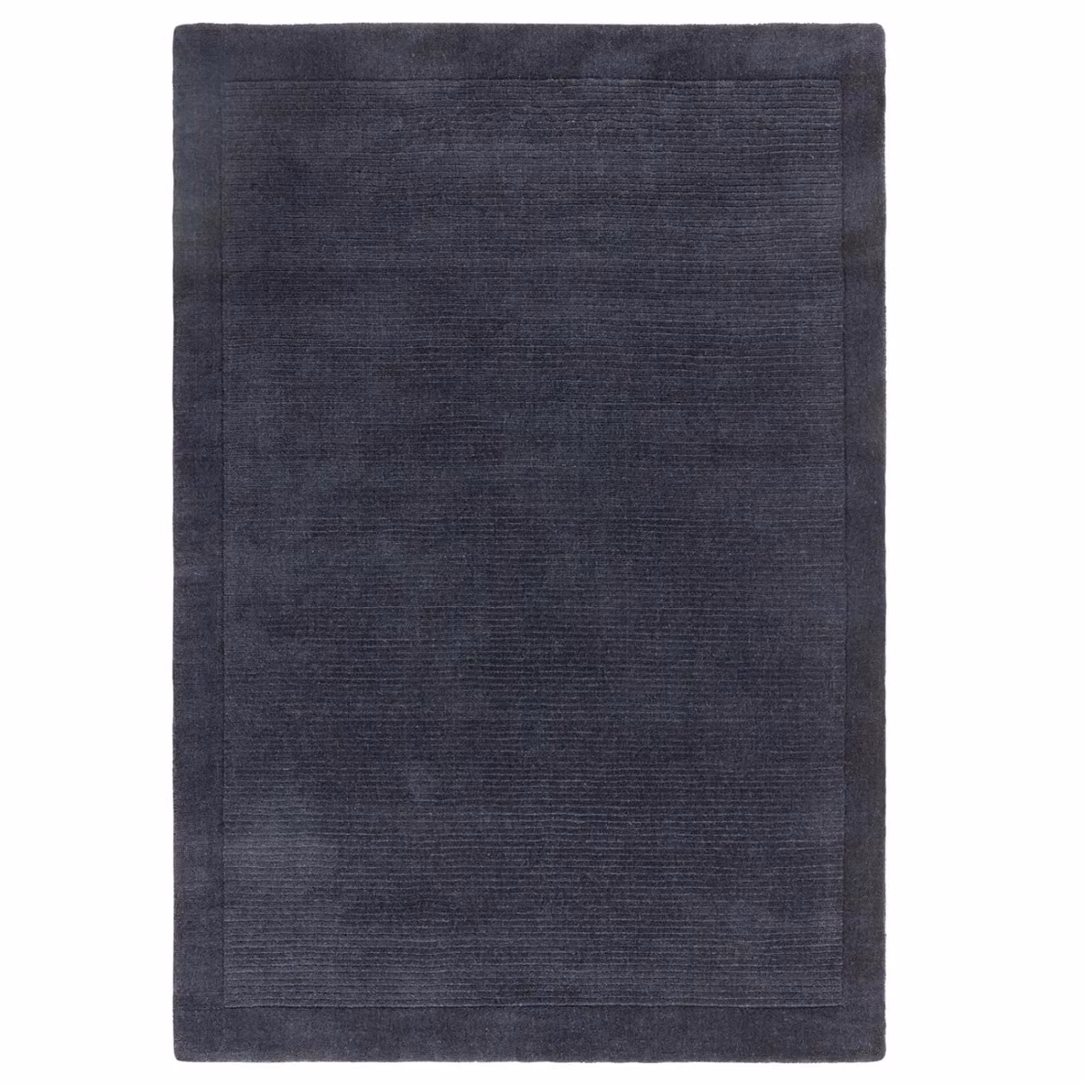 The Rug Shop UK Blue Handmade Wool Modern Plain Area Rug W: 200 cm, D: 290 cm – 4