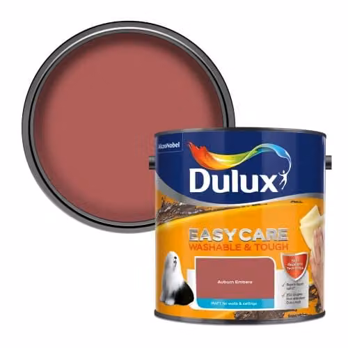 Dulux Easycare Matt Dispersion Paint, Red, 2.5L