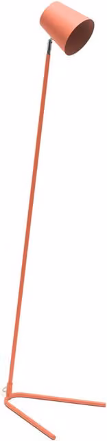 ValueLights Lark Modern Metal Floor Lamp in Coral Pink