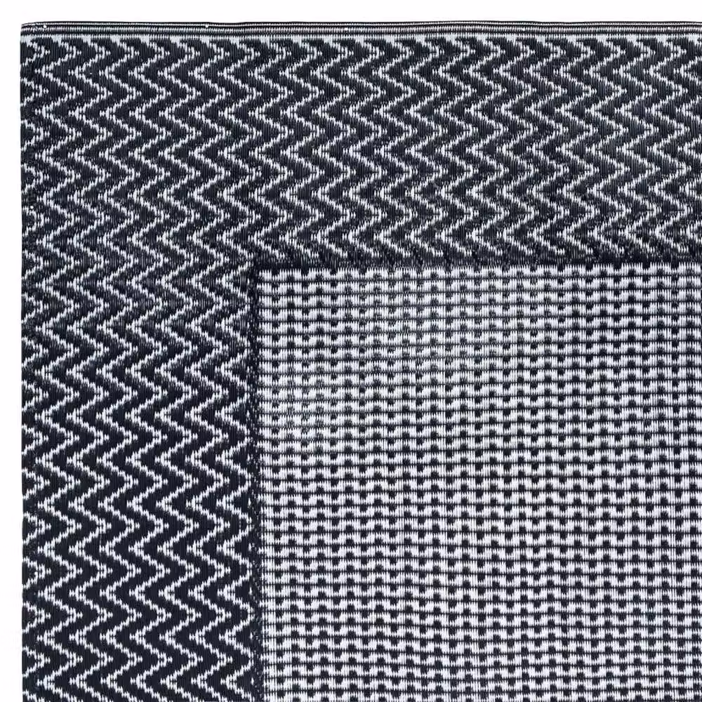 Berkfield Home Grey Herringbone Outdoor Garden Carpet, W: 120 cm, D: 180 cm – 4