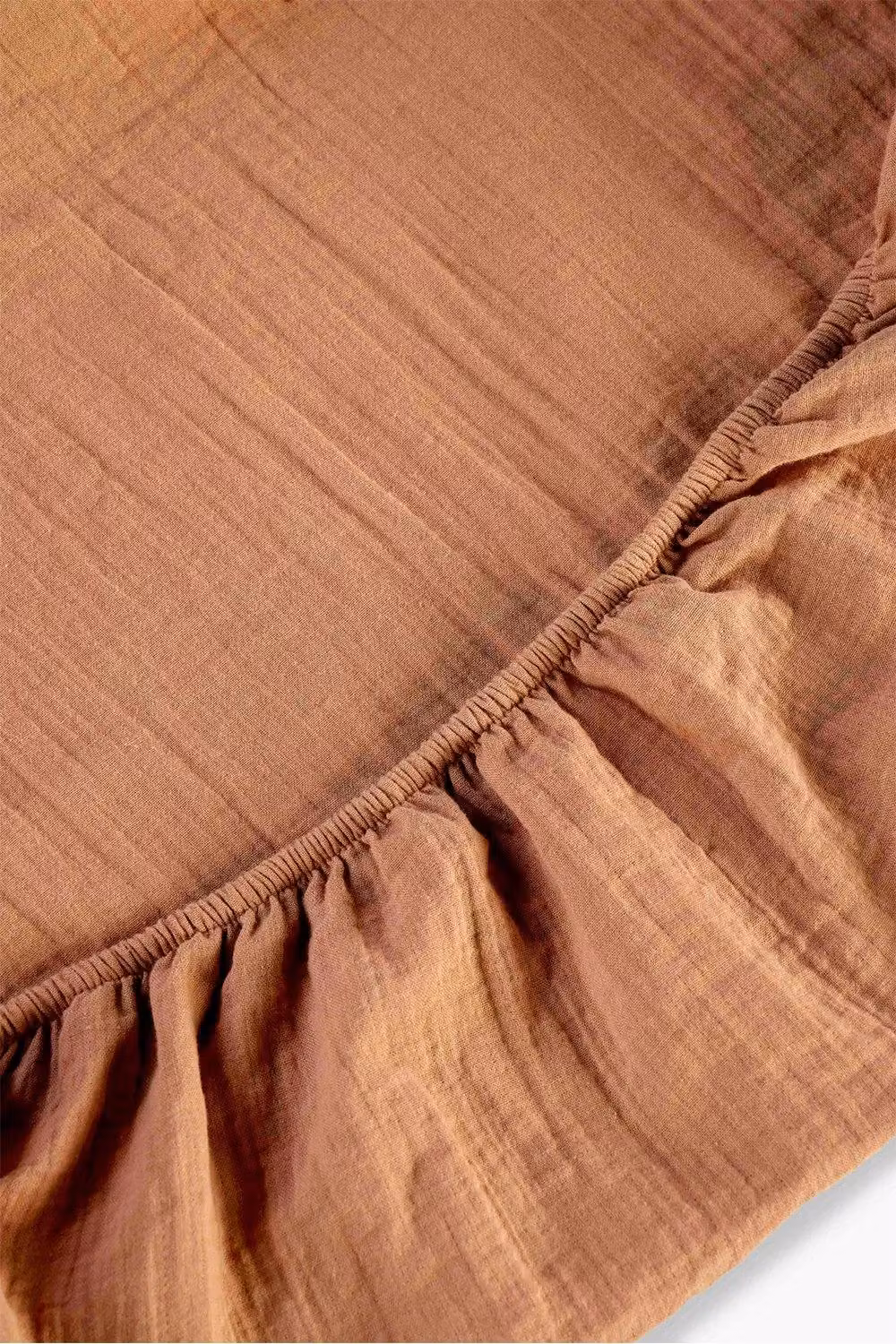 Christy Organic Retreat Super King Fitted Sheets in Terracotta Clay 100% Organic Cotton – 2