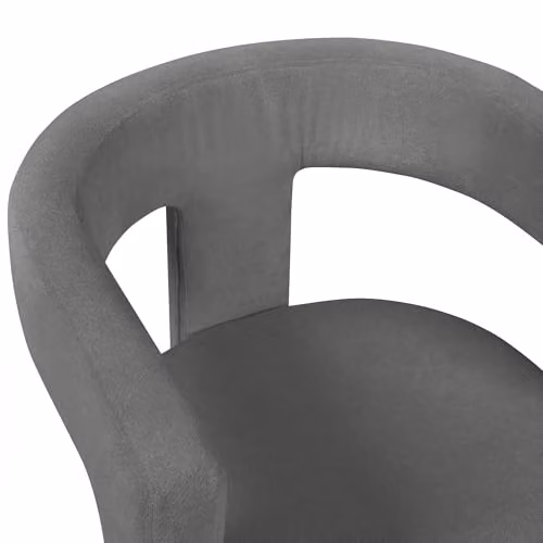 Julian Bowen Elara Grey Upholstered Dining Chair, H75 x W56 x D64 cm – 5