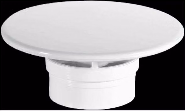 McAlpine STW85WHM White Plastic Mushroom Flange for 1.5 inch Shower Traps – 1