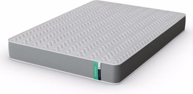 Summerby Sleep No. 8 Hybrid Coil Spring and Comfort Foam Mattress, White, W: 140 cm, L: 200 cm