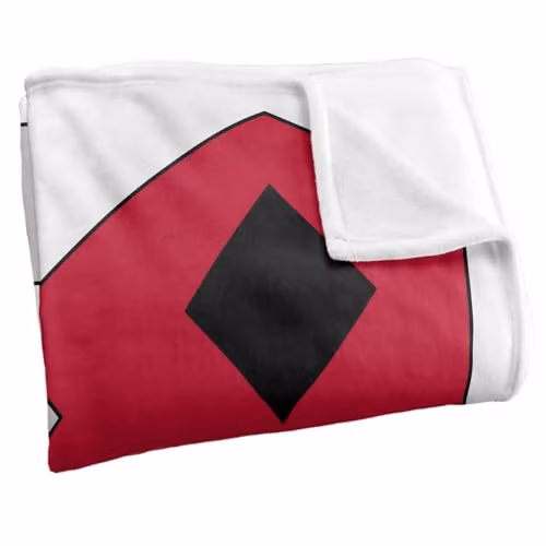 LOGOVISION Batman Harley Quinn New HQ Uniform Super Soft Fleece Throw Blanket, Multicolour, W: 127 cm x L: 152.4 cm – 2