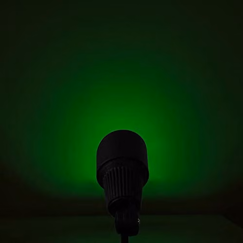 Netlighting Minimal Green LED 3 Light Outdoor Spotlight in Black IP65 – 2