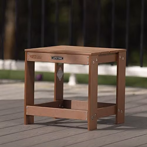 LIFETIME 60246 Adirondack Brown Garden Table – 2