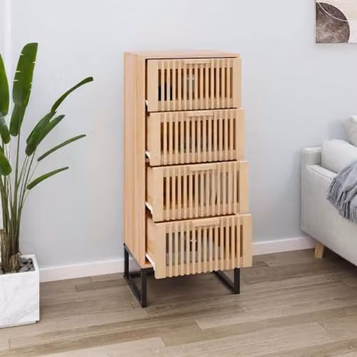 vidaXL Revera Highboard in Brown, W/D/H: 40 x 30 x 95 cm – 2
