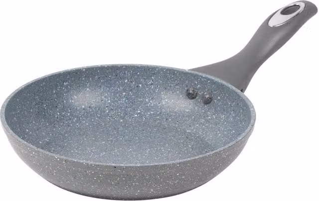 Salter Non-Stick Marblestone Forged Aluminium Frying Pan, Grey