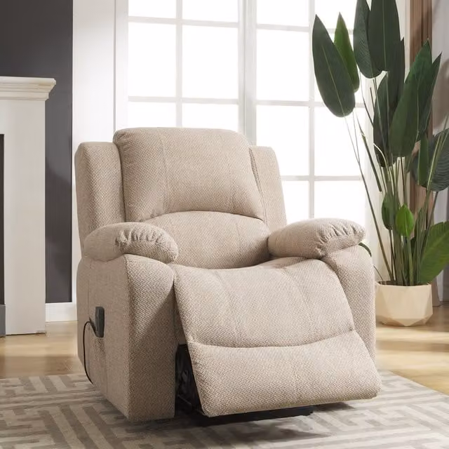 Artemis Home Marldon Electric Riser Recliner with Massage and Heat in Beige
