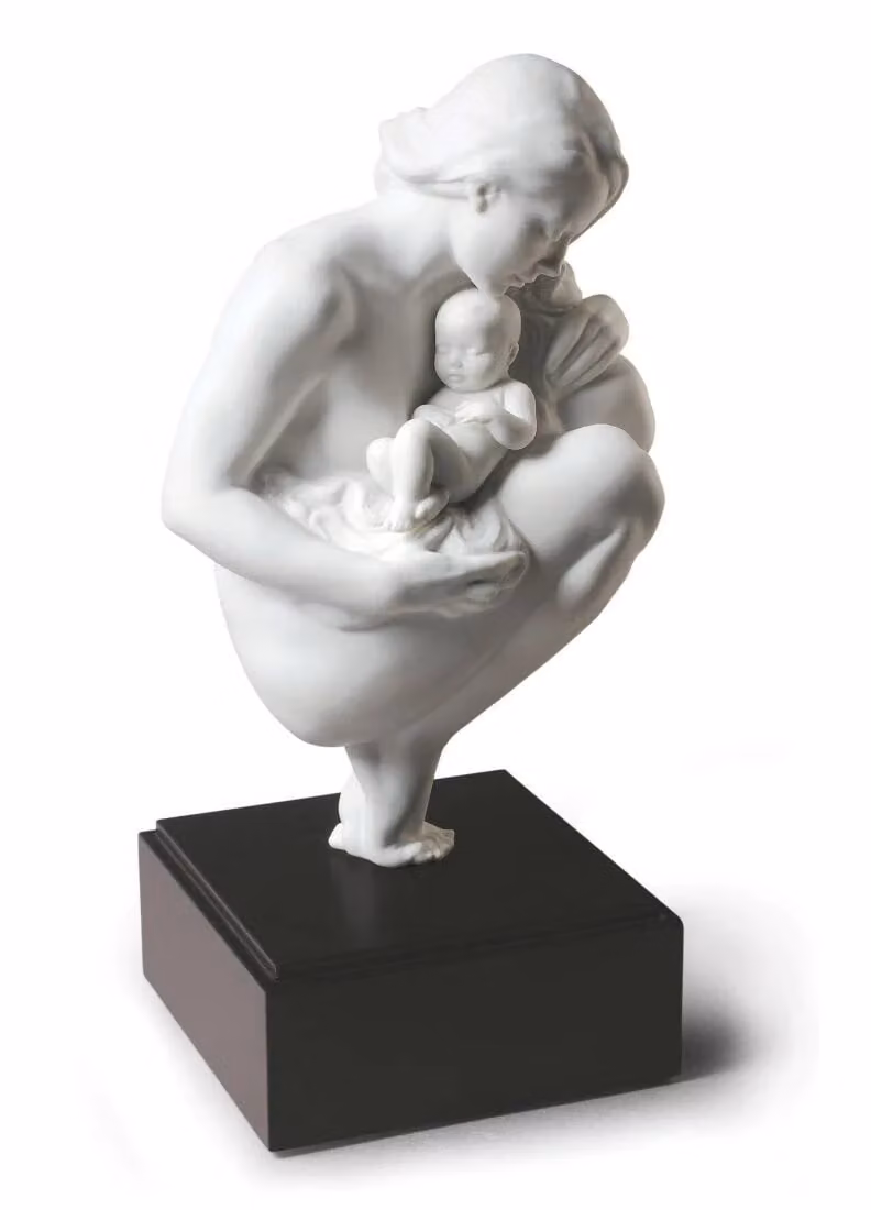 Lladró Loves Bond Mother Porcelain Figurine in White