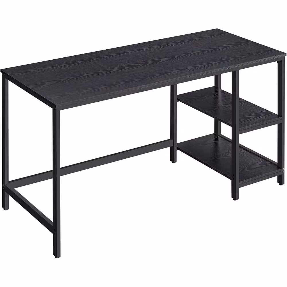 VASAGLE Industrial Computer Desk in Black – 3