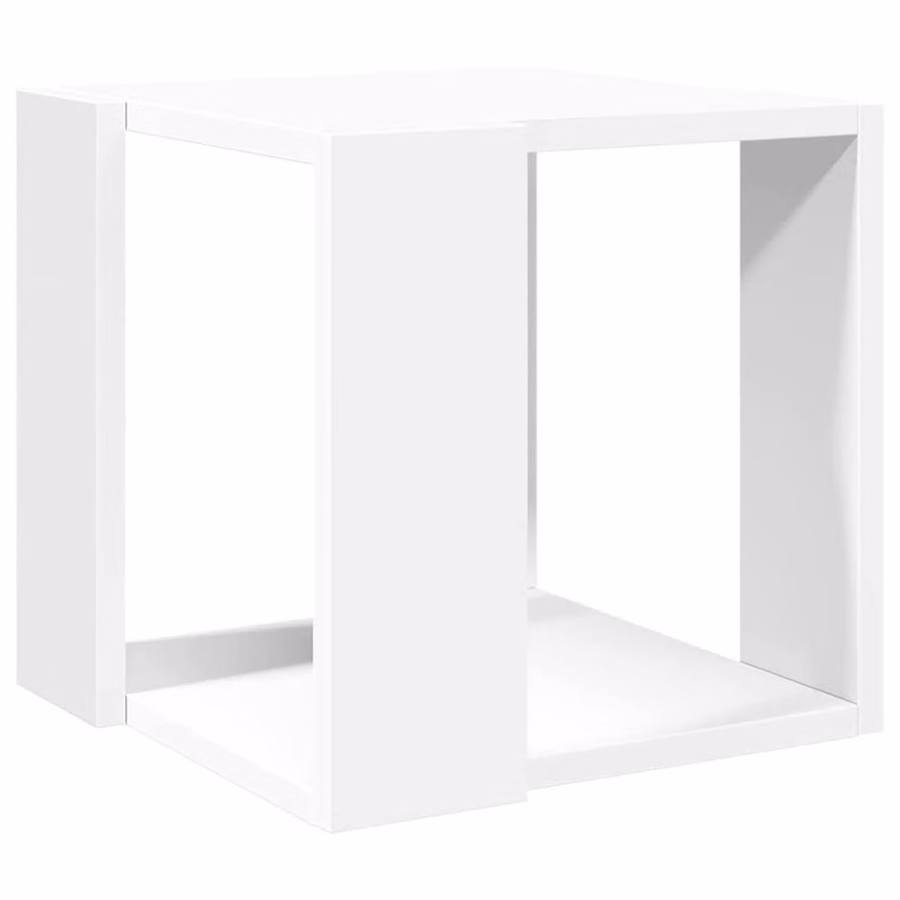 Berkfield Home Decorative White Square Coffee Table, W/D/H: 32 x 32 x 30 cm – 2