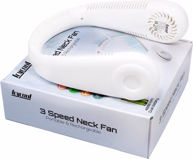 Icycool Neck Fan Extra Life 4000mAh in White