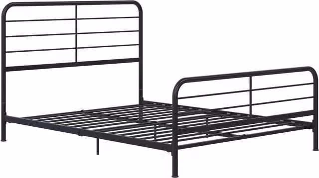 Dorel Home Millie Metal Bed in Black, W/D/H: 180 x 200 cm
