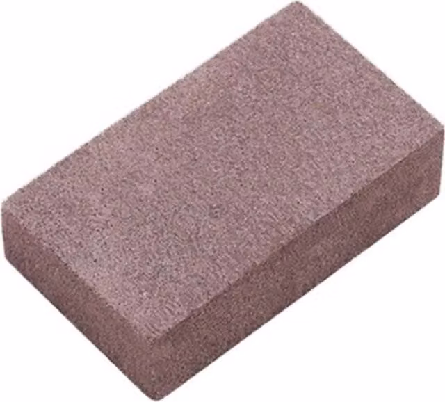 Eastern Counties Leather Suede Block Cleaning Cloth in Brown