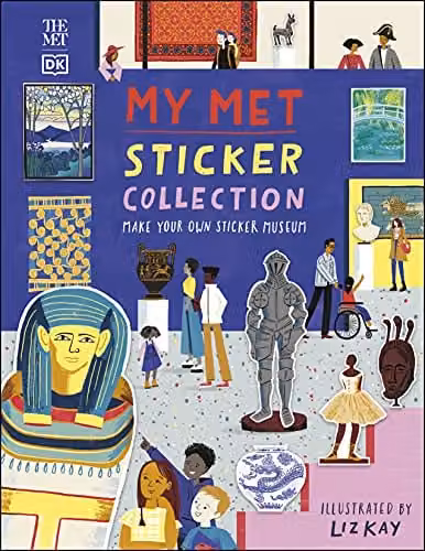 DK My Met Sticker Collection: Make Your Own Sticker Museum Multicolour Paper Activity Book for Children