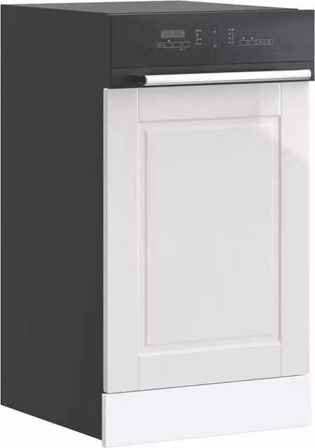 Berkfield Home Porto High Gloss White Dishwasher Panel, Engineered Wood, W: 45 cm, H: 67 cm – 1