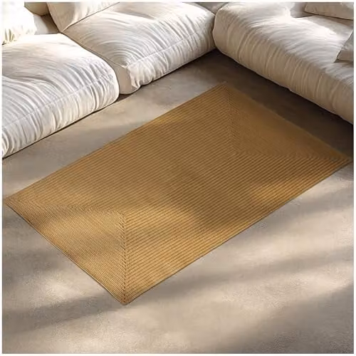 tectake Woven Jute-Look Boho Area Rug, Weather-Resistant Polypropylene Carpet for Indoor and Outdoor Use, W/L: 80 x 150 cm