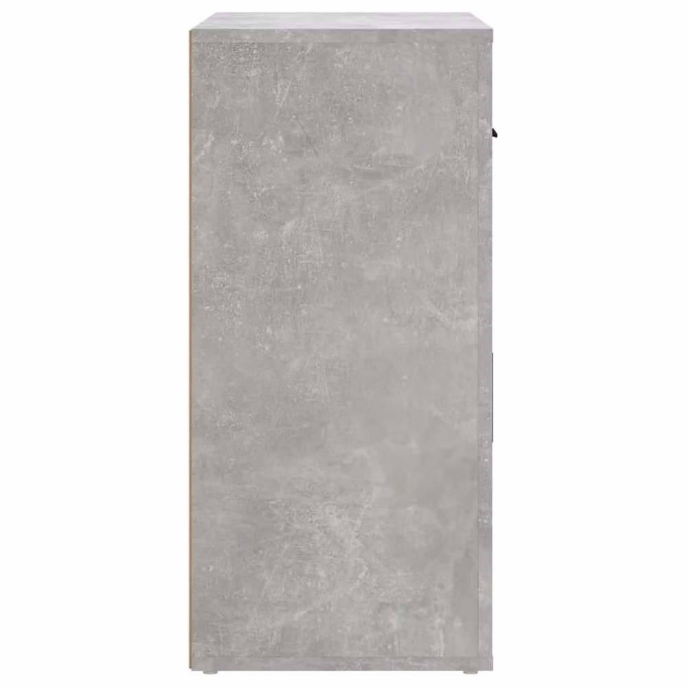 Berkfield Home Concrete Grey Sideboard in Engineered Wood W/D/H: 80 x 33 x 70 cm – 3