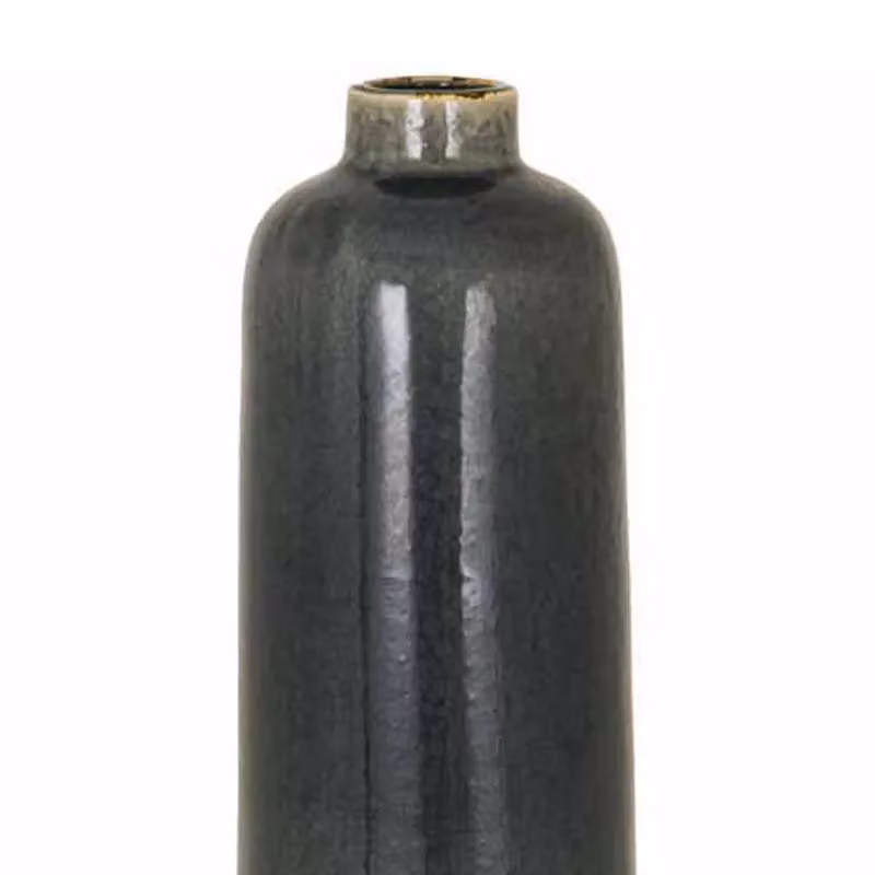 Love Lace Garda Grey Glazed Ceramic Raine Vase – 2