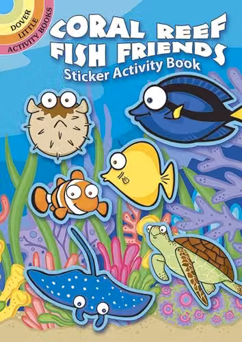 Dover Coral Reef Fish Friends Sticker Activity Book, Multicolour – 1