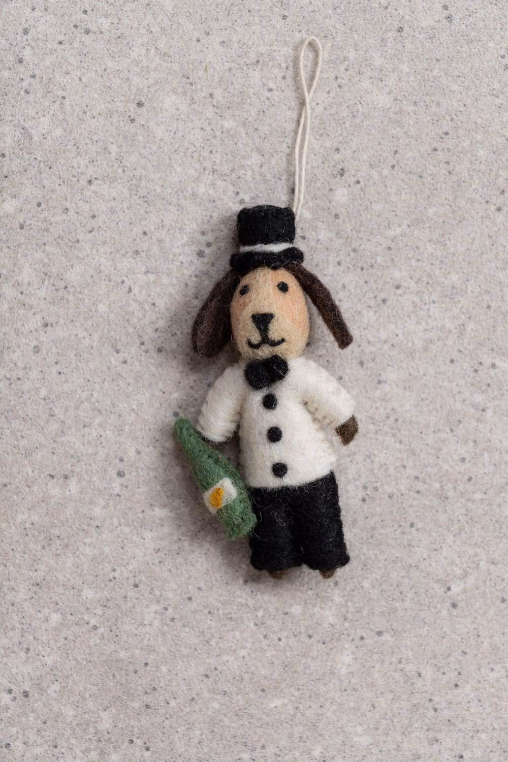 Lily & Me Party Gent Quirky Animal Design Multicolour Felt Tree Decoration – 3
