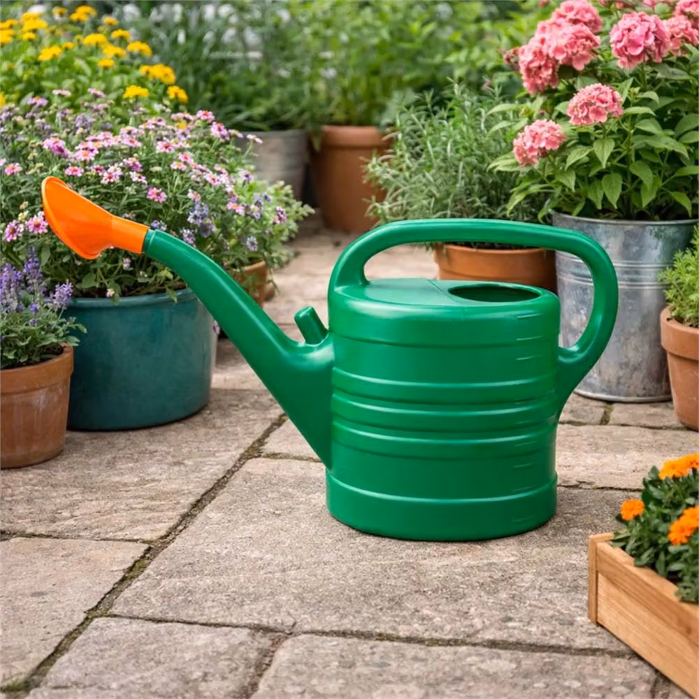 VOGREX 10L Garden Watering Can with Spray Rose in Green – 2