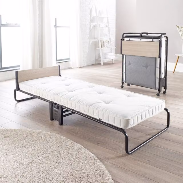 Jay-Be Revolution Folding Bed with Pocket Sprung Mattress in Black