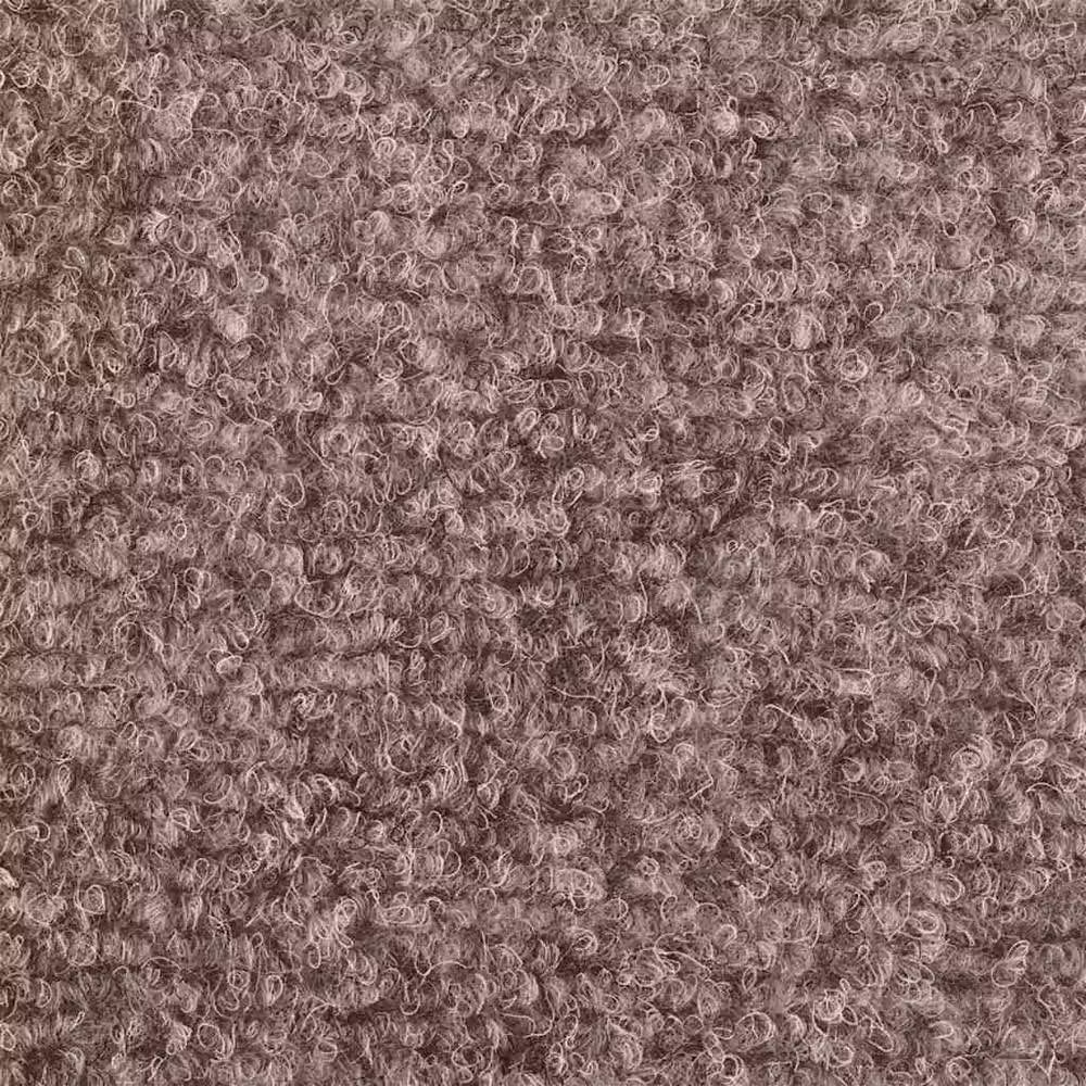Berkfield Home Non-Slip Self-Adhesive Stair Mats, 10 Pack, Brown, W/D/H: 65 x 21 x 4 cm – 2