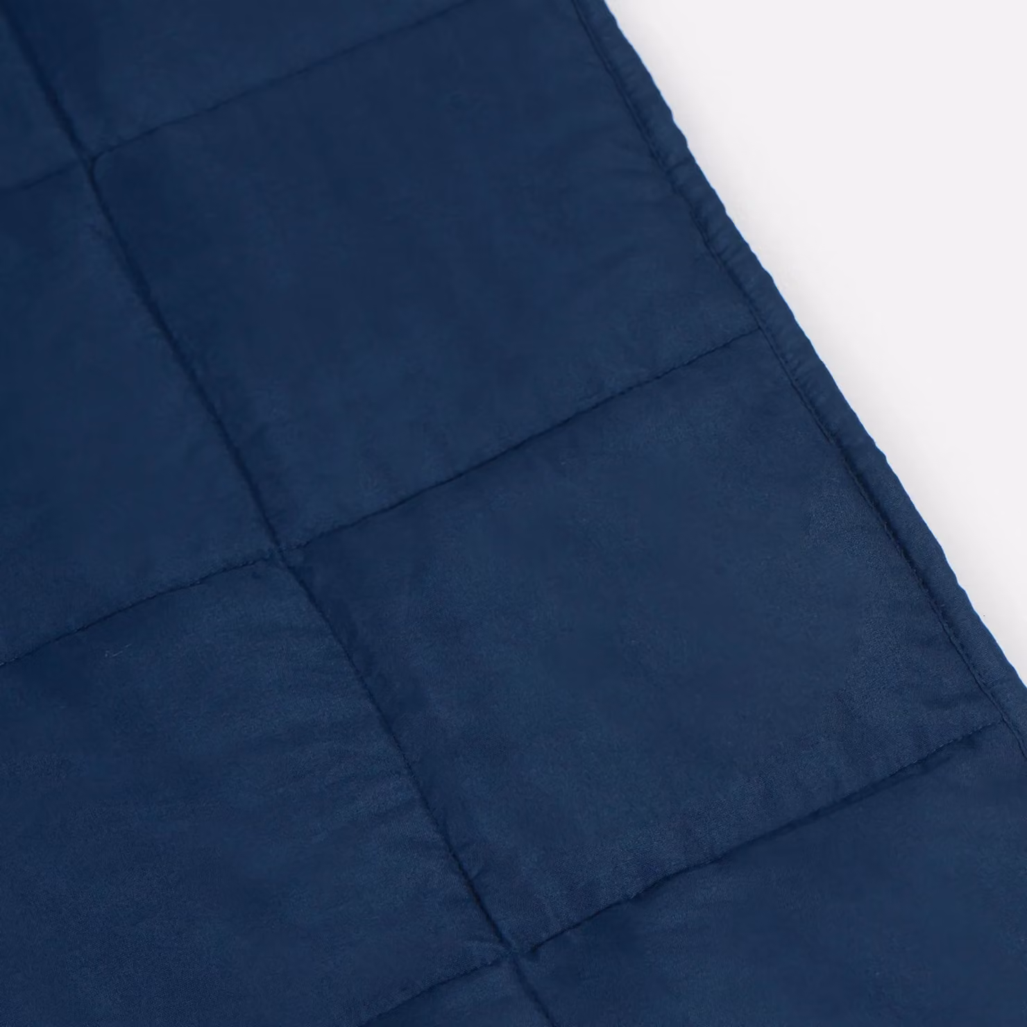 OHS Navy Blue Weighted Blanket for Adults with Micro Glass Beads, W/D/H: 125 x 150 x 1 cm, 4kg – 6