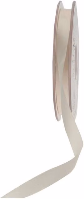 KDMD Cream Satin Ribbon 10mm, 3 Pack in Nude/Beige