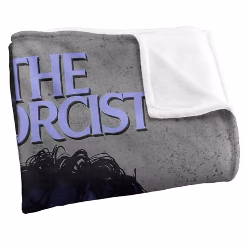 Warner Bros. The Exorcist Regan Collage Poster Super Soft Fleece Throw Blanket, Multicolour, W: 91.0 cm x D: 147.0 cm – 3