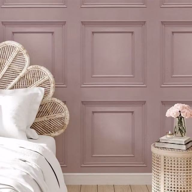 Belgravia Decor Oliana Pink Abstract Geometric Modern Panel