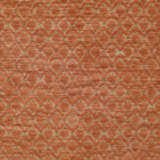 HOUSE Llewelyn-Bowen Divina Graphic Chenille Fabric Armchair in Burnt Orange