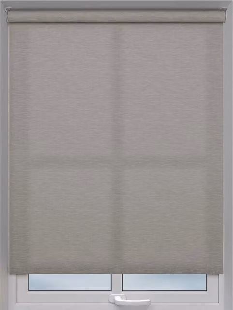 Terrys Kaya Made to Measure Grey Semi-Transparent Textile Roller Blind