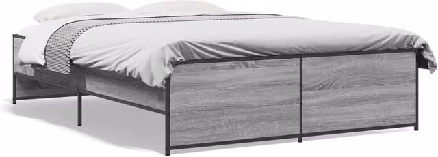 Berkfield Home Sonoma Double Bed Frame in Grey – 1