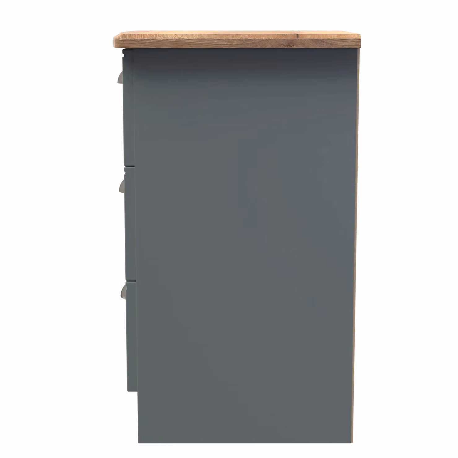 Ready Assembled 2 U Albert 3 Drawer Bedside Cabinet in Pale Green – 2